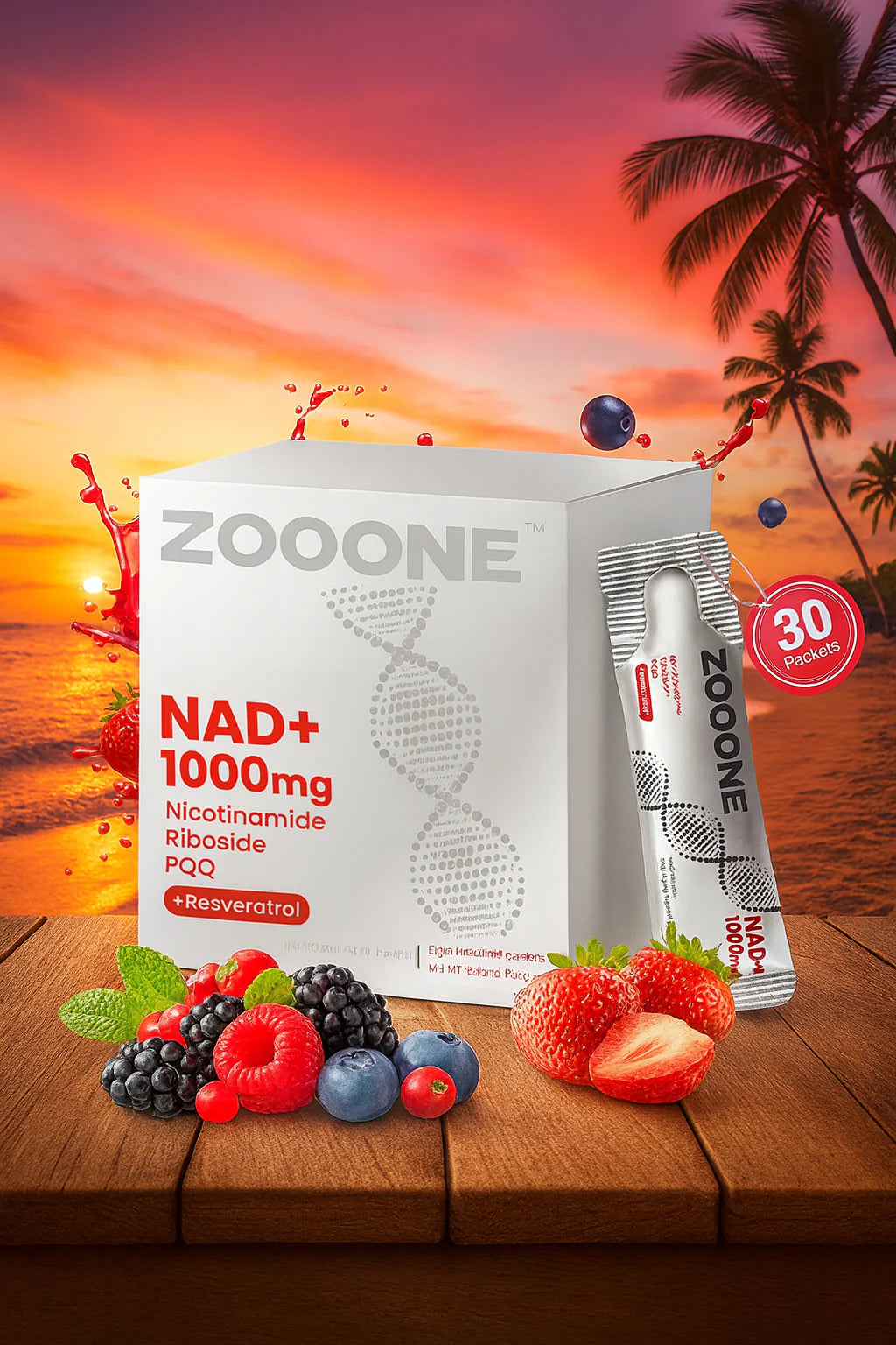 Anti-Aging Nad+ Zellenergie-Drink