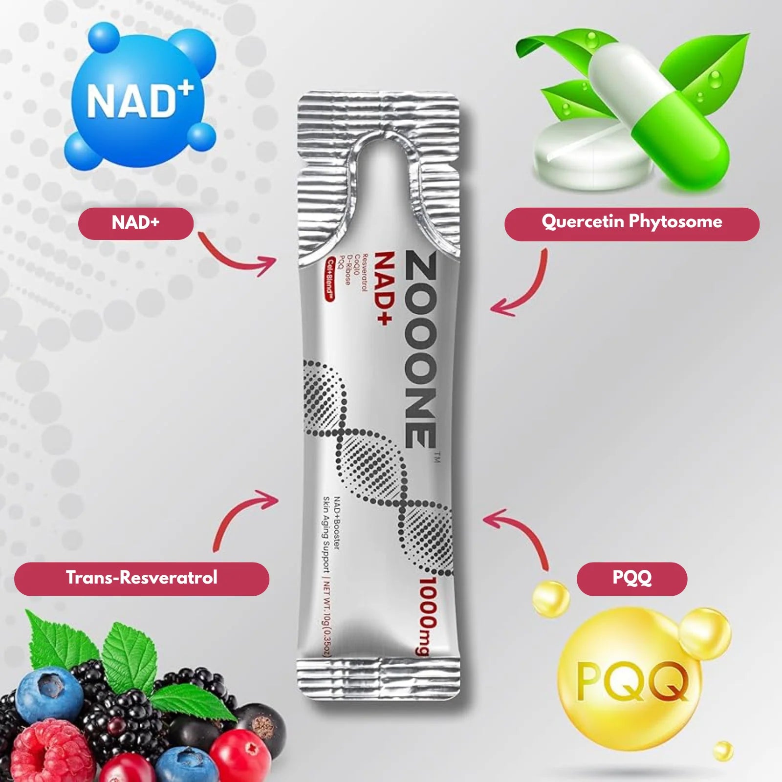 Anti-Aging Nad+ Zellenergie-Drink