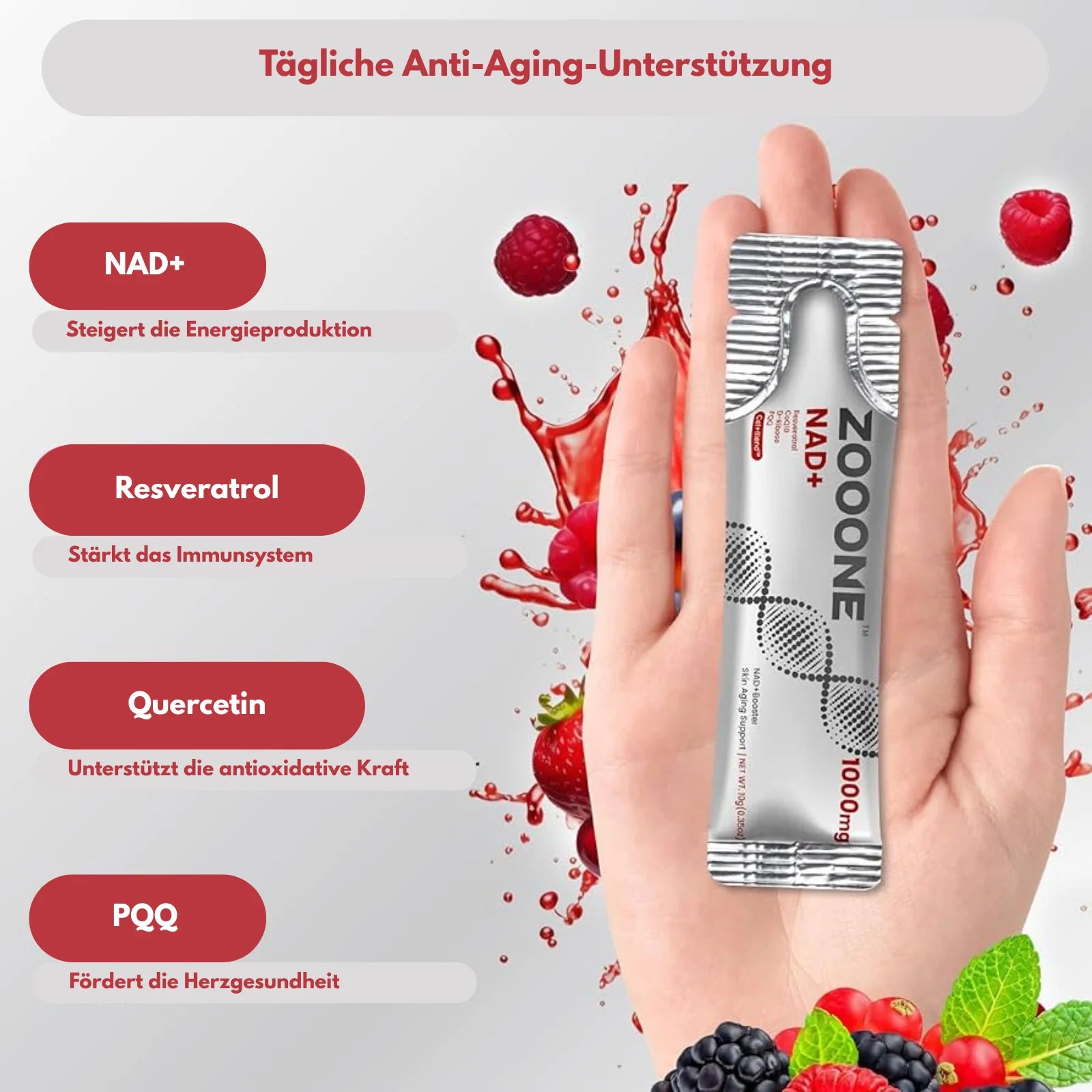 Anti-Aging Nad+ Zellenergie-Drink